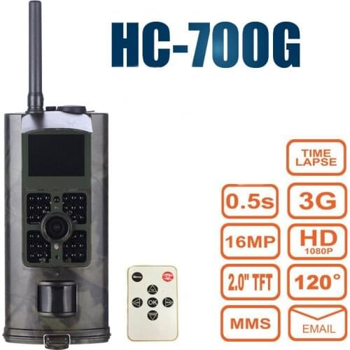 Hunting Camera Photo traps 3G Scout Guard Suntek HC700G 16MP Trail Camera MMS GSM SMTP Night Vision 940nm Photo-Traps Camera