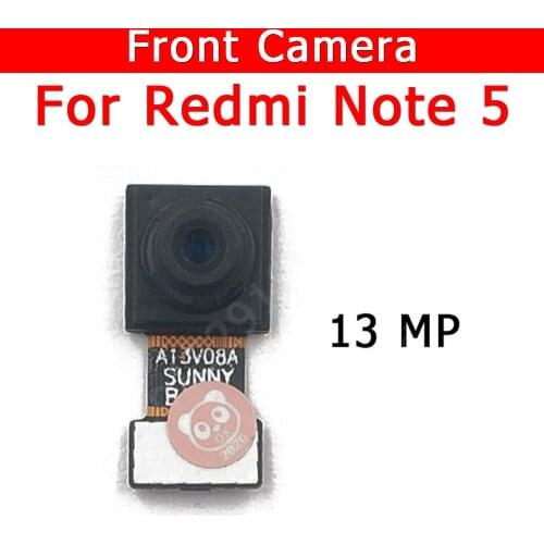 Original Front Camera For Xiaomi Redmi Note 5 Note5 Front Small Facing Camera Module Flex Cable Replacement Spare Parts