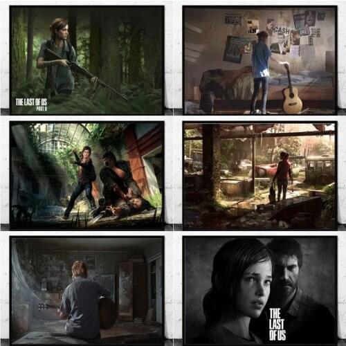The Last Of Us Game Poster Print Zombie Survival Horror Action HD Poster Canvas Painting Modern Home Decor for Wall Art