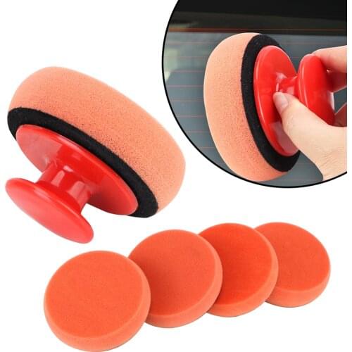 Buffing Polishing Pad Flat Sponge Buffing Polisher Kit for Car Glass Polishing Car Wash Maintenance Car Accessories