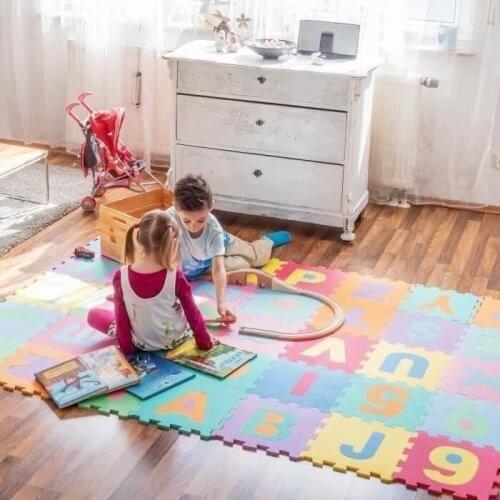 Foldable Carpets Cubes Carpet For Living Room Children Bed Room Puzzle Mat Baby Foam Play Soft Modern Floor Kids Crawling HWC