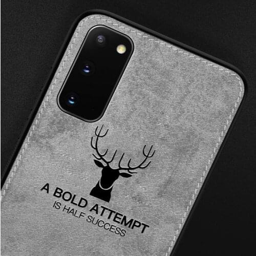 A21s A31 A41 M31 Deer Cloth Case for Samsung Galaxy M21 A51 A71 A11 M11 A01 M30S Fashion Drop-proof Soft TPU Cover