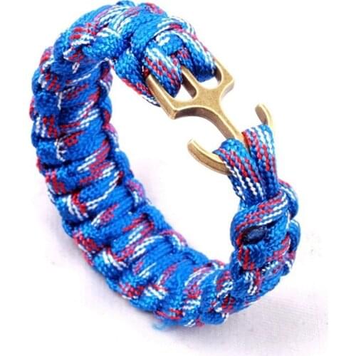 YZ Camping Hiking Emergency Tactical Survival Braided Pulseras Rescue Umbrella Rope Outdoor Bracelets Parachute Cord Paracord