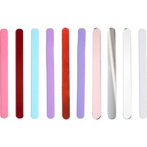 20pcs Acrylic Ice Cream Sticks Stick Kids Crafts DIY Handmade for Home Party Baby Shower Gift