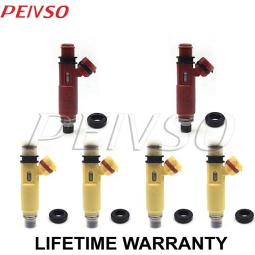 6x 195500-4450 N3H3-13-250A fuel injector for Mazda RX-8 1.3L 2004~2009