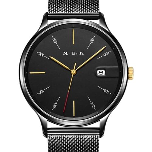 MBK Fashion Business Japan NH35 Automatic Men Mechanical Watches Top Brand Luxury Design Waterproof 50M Male Clock