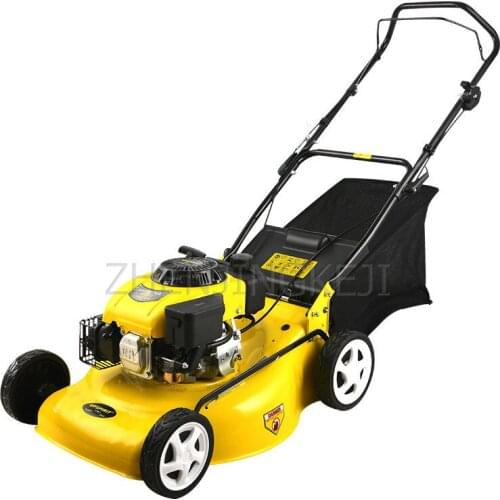 Four-stroke Gasoline Lawn Mower 16 Inch/20 Inch Push/Self-propelled Weeder Mowing Tools Ten Gears Up Garden Grassing Equipment