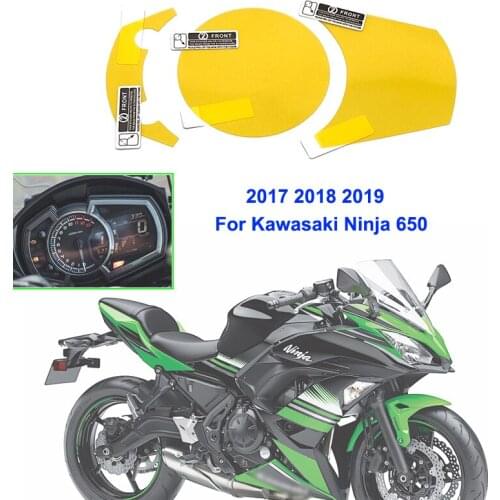 For Kawasaki Ninja 650 2017 2018 2019 Motorcycle Cluster Scratch Protection Film Cluster Screen Protector Ninja 650 Accessories