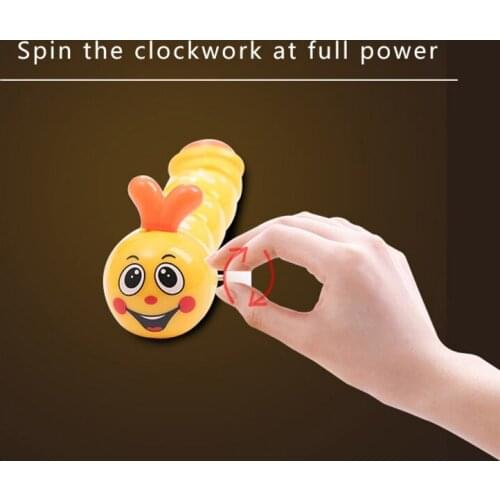 Pet Cat Chases Chain Clockwork Cute Caterpass Toys Clockwork Hair Bug Toy for Cat Dog Pet Animals Cute Mechanical Motion