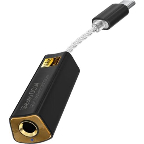 HIFI iBasso DC04 decoding amp type-c to 4.4mm mobile phone lossless headset audio decoding line for Android PC CS43131 DAC