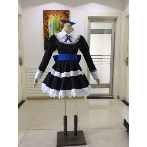 Customize size making cartoon character/fairy fancy dress short ball gown/ong sleeve big bowknot short lolita dress