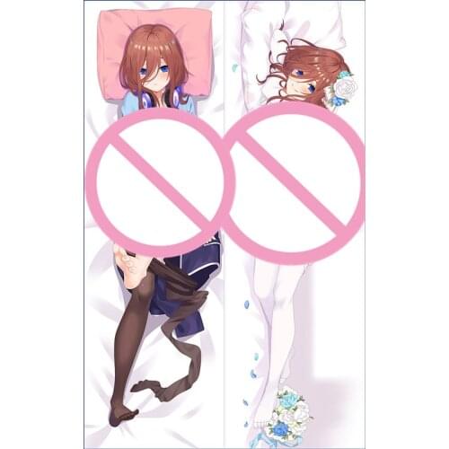 MMF The Quintessential Quintuplets (5-Tobun no Hanayome) characters Itsuki Nakano pillow cover anime Dakimakura body Pillowcase