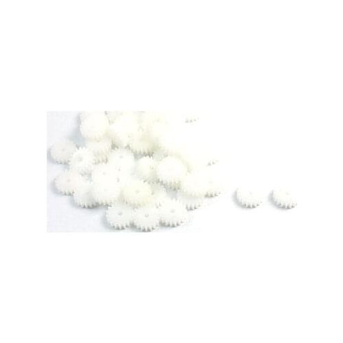 50 Pcs 10mmx2mm 18 Teeth Plastic Motor Spindle Spur Gear for RC Airplane