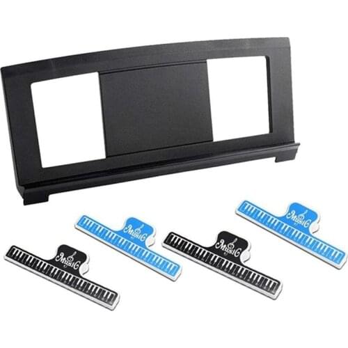 Music Stand Compatible with Numerous for Yamaha Models of Music Keyboard,Keyboard Stand Sheet Music with 4 Music Clip