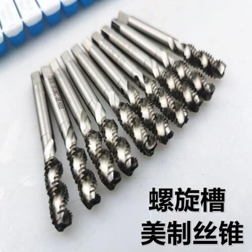 Wire tap for spiral American standard machine4-40 8-32 1/4 5/16 3/8 7/16 1/2 5/8 UNC