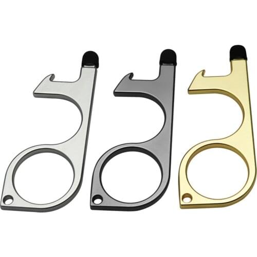 1pc Portable Door Opener Mini Self-Cleaning Reusable Handle Tools Press Elevator Button Hand Stick for Home Outdoor