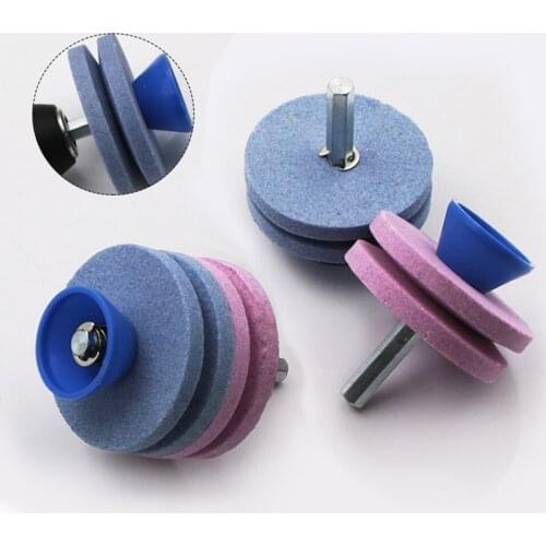 1PC Blade Garden Tools / Fastest Knife Sharpener Blade Universal Sharpening Rotary Drill Cutter Lawn Mower Knife Sharpener