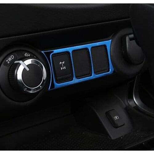 Stainless steel For Nissan Navara NP300 2017 2018 2019 accessories Car cigarette Lighter panel decoration Cover Trim car styling