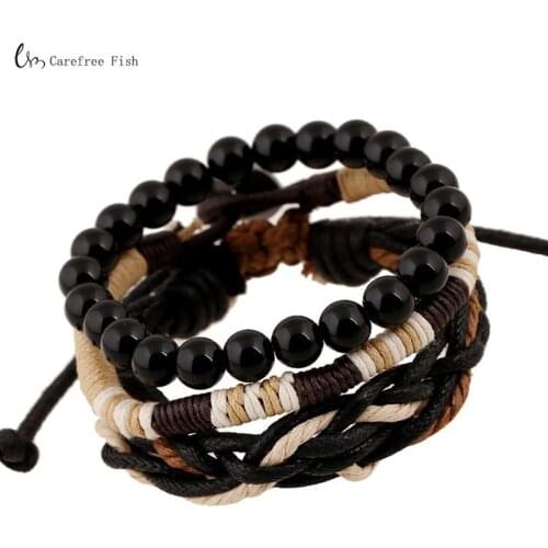Hengcreation Black Bracelets