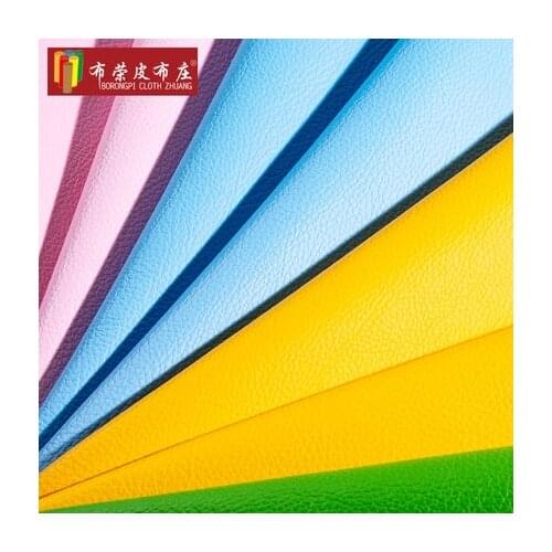 PVC Simulation leather microfiber suede leather fabricsmall lychee pattern wear-resistant sofa furniture 1m