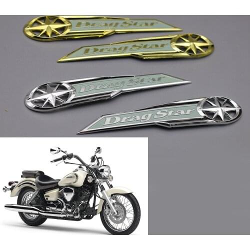 Motorcycle Gas Tank Emblem Fuel Badge Decal Stickers For Yamaha Dragstar V-star XVS XV 400 650 XV400 XVS400 1100