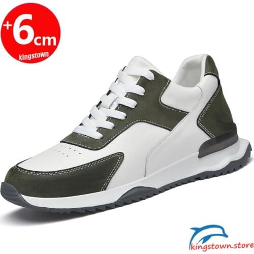 Men Sneakers Elevator Shoes Heightening Shoes Height Increase Shoes Height Increase Insole 6CM Tall Man Taller Shoes