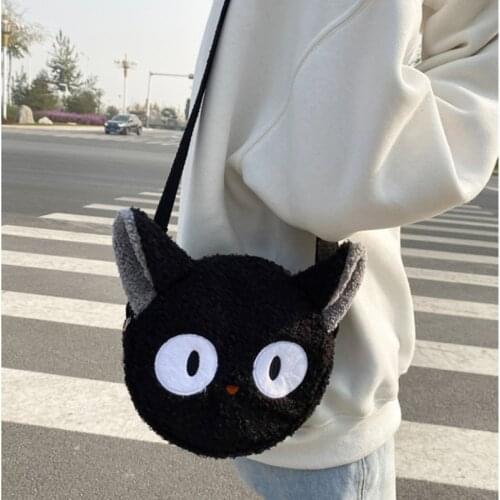 2020 autumn and winter women cute plush bag girls small bag funny cat bear sheep bag