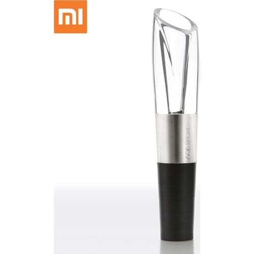 Hot Xiaomi Circle Joy Mini Portable Stainless Steel Fast Decanter Wine Filter Air Intake Bottle Pourer Aerator Bar Wine Openner