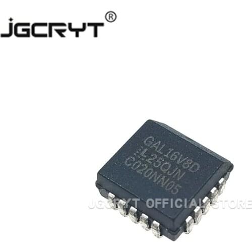 2Unids/lote The new original GAL16V8D-25QJN PLCC20 programmable logic device can shoot directly