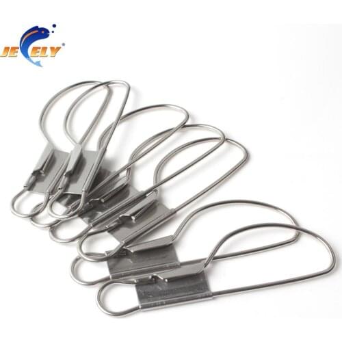 5pcs spearfishing Big Fish Stainless Steel Fishing Lock Buckles with Snap Fishing Tackle Accessory
