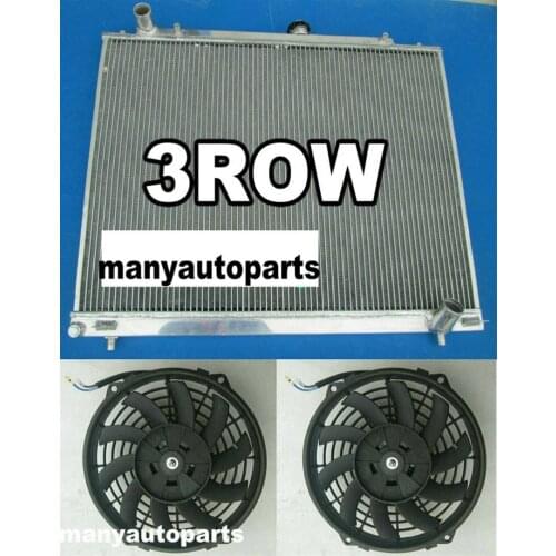 FOR MITSUBISHI PAJERO/MONTERO/SHOGUN III V60/V70 3.2 DID V68W/V78W MT RADIATOR +two fans