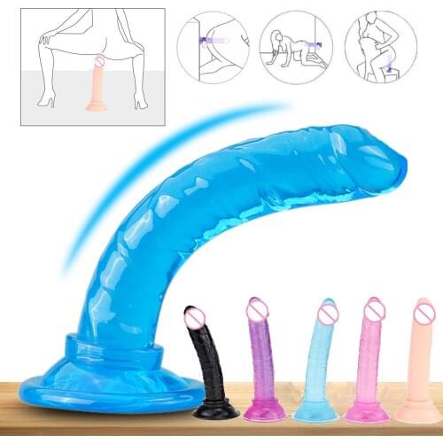 Realistic Soft Liquid Silicone Dildo Skin Feeling Silicone Penis Huge Big Dick Stimulation For Erotic Lesbian Adult Sex Product