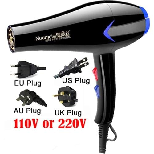 With Original US,EU,UK Plug Hot And Cold Wind Hair Dryer Blow dryer Hairdryer Styling Tools For Salons and household use