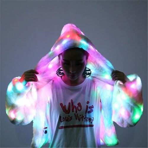 Colorful Led Luminous Sexy Lady Clothes DS Party Dress Flashing Light Up Ballroom Costume Dance Wear For Women LED Clothing