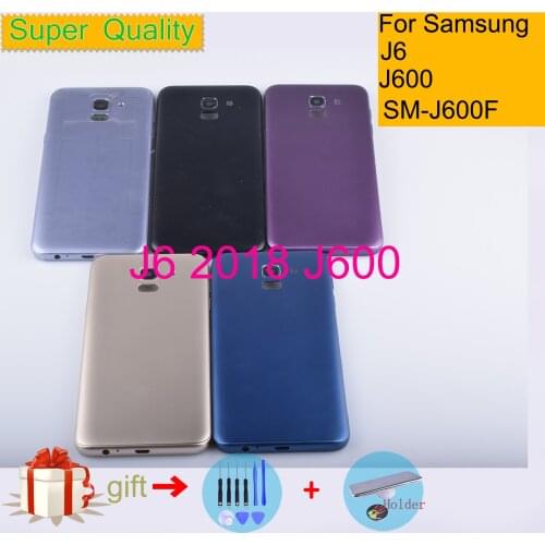 Replacement For Samsung Galaxy J6 2018 J600 J600F SM-J600F Housing Battery Door Rear Back Cover Case Chassis Shell J6
