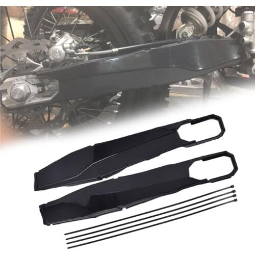 Motorcycle Swing Arm Protector Covers Body Frame Protector Covers for EXC-F Husqvarna TC FC TE FE TX FX Black