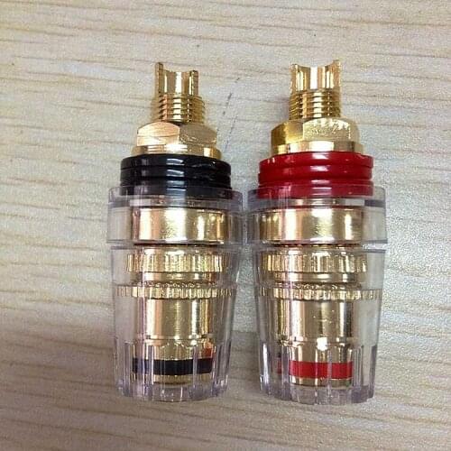 1 pair Professional sound crystal junction column loudspeaker large current terminal