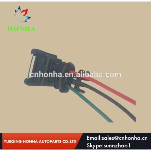 2 Pin wiring harness Connector Plug Common Rail Injector Connector Plug for Delphi Diesel Injector