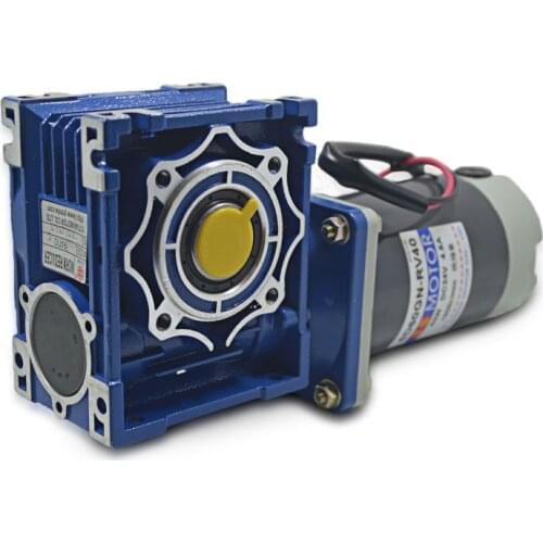 5D60GN-RV30 DC12V/24V 60W 1800rpm DC gear motor worm gear gearbox high torque gear motor / output shaft diameter 18mm