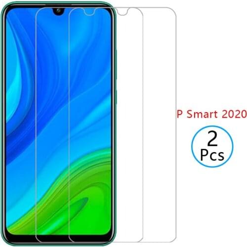 Case for huawei p smart 2020 cover tempered glass screen protector on psmart smar smat samrt protective phone coque global armor