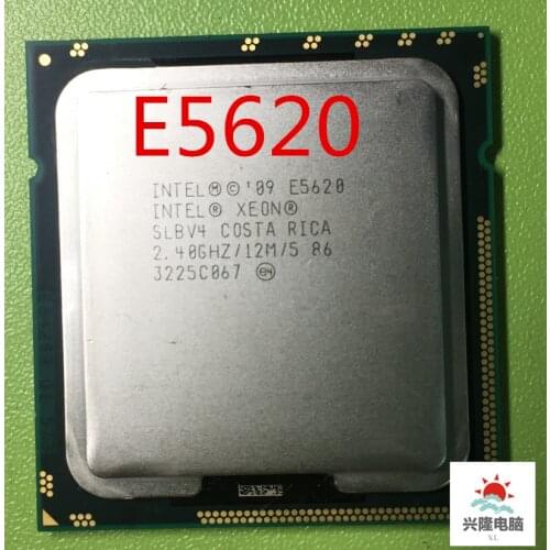 Intel Xeon E5620 Quad 2.4GHz 12MB 5.86GT/s SLBV4 LGA1366 CPU Server Processor