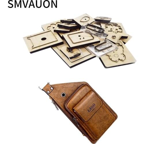 SMVAUON Wood Knife Mold Diy 2021 Handmade Leather Cut Dies Mens Belt Bag Crafts Japan Steel Mold Suitable For Die Cutting Machi