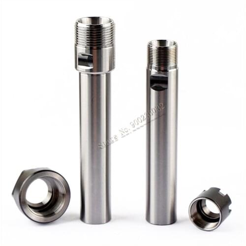 C16 c20 ER11 ER16 ER20 ER25 er32 100L Collet Chuck Holder Extension Straight Shank for ER Collet with Nut