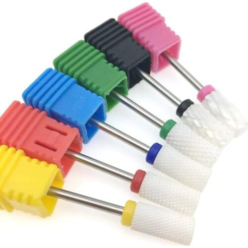 Ceramic Nozzle Nail Drill Bit Mill Cutter Electric Drill Manicure Machine Device Accessory Remove Acrylic Gel Polish