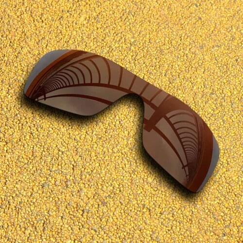 Brown Polarized Replacement Lenses for Batwolf Sunglasses Frame 100% UVA & UVB