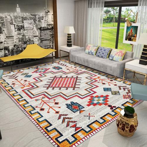 Morocco Carpet Living Room Nordic Bedroom Carpet Home Decor Sofa Rug Coffee Table Floor Mat Study Room Vintage Persian Rugs