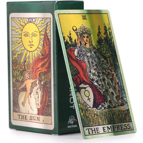 Tarot Board Game Toys Oracle Rider Waite Divination Prophet Prophecy Card Poker Gift Prediction Oracle Altar Cloth
