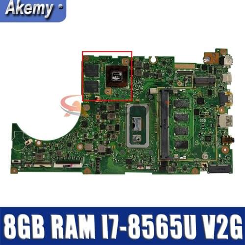 P5440FF original motherboard with 8GB RAM I7-8565U V2G For ASUS P5440 P5440F P5440FF laptop motherboard mainboard tested 100% ok