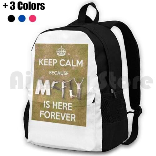 Keep Here Forever Outdoor Hiking Backpack Riding Climbing Sports Bag Music Danny Jones Harry Judd Dougie Poynter Tom Fletcher