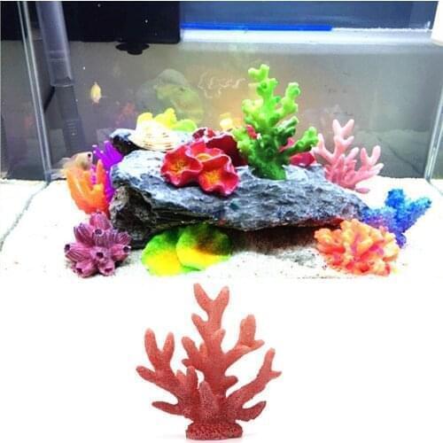 DIY Resin Aquarium Artificial Coral Reef Colorful Decoration Fish Tank Coral Stone Landscape Ornament Aquarium Accessories New